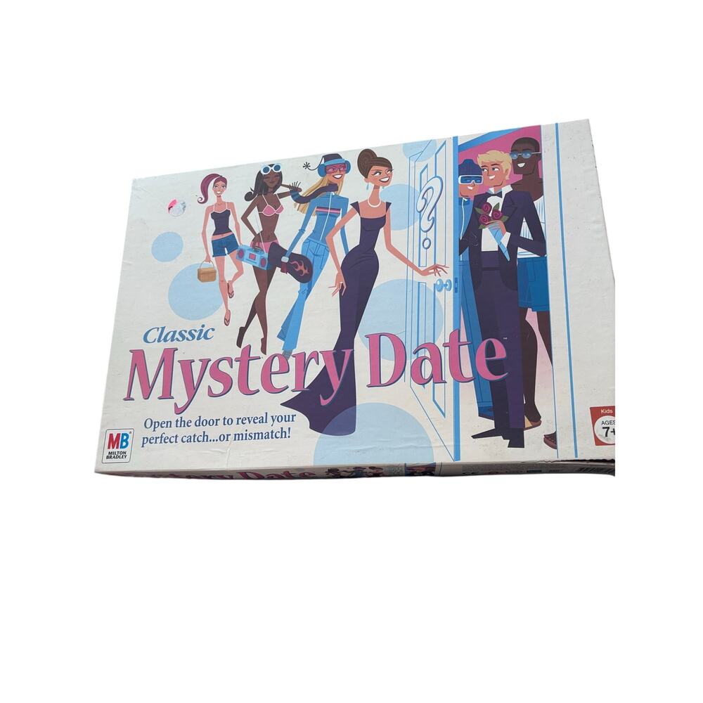 Vintage Milton Bradley Classic Mystery Date Board Game Dating 2005